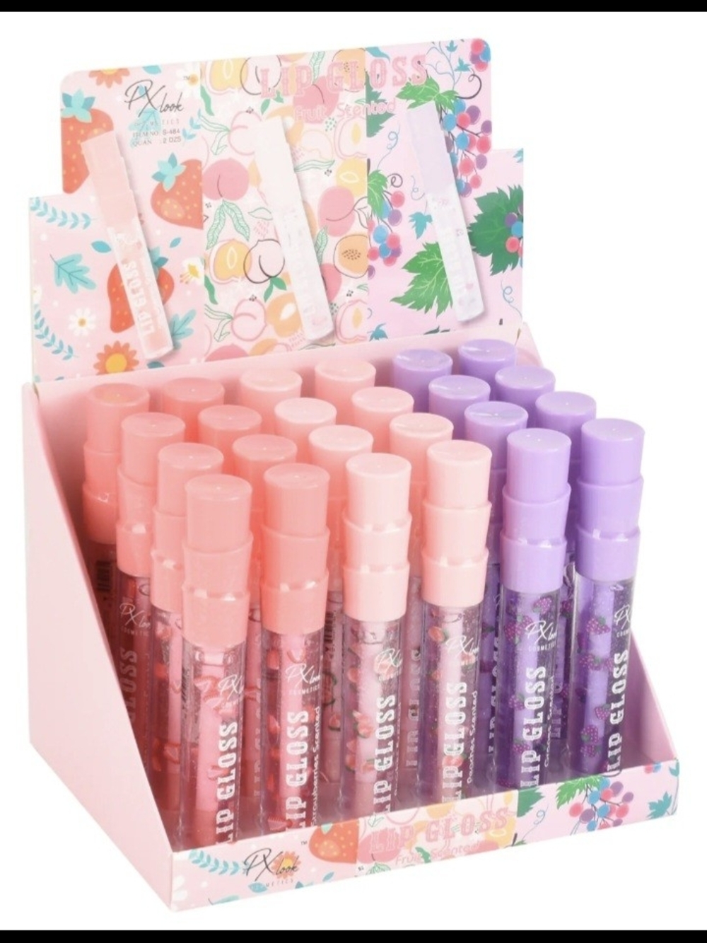 Fruit Print Lip Gloss Set